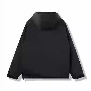 鸭鸭 美式潮牌高街纯色大口袋设计薄款凉爽百搭宽松休闲连帽夹克外套 男女同款