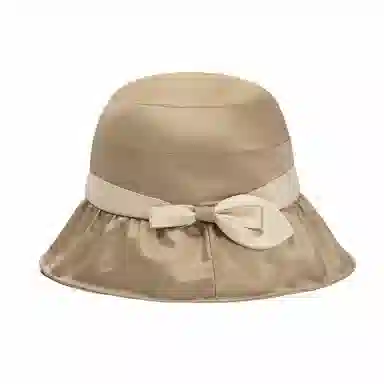 上海故事  中式优雅气质遮阳帽女时尚春夏防紫外线太阳帽时尚渔夫帽盆帽透气不压头帽子  锦纶聚酯纤维 防晒帽 女款