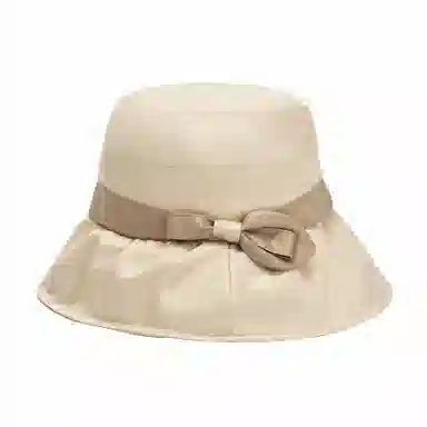 上海故事  中式优雅气质遮阳帽女时尚春夏防紫外线太阳帽时尚渔夫帽盆帽透气不压头帽子  锦纶聚酯纤维 防晒帽 女款