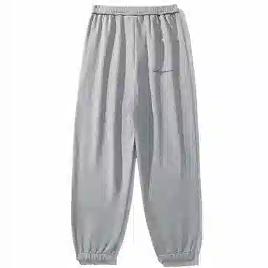 大白鲨 宽松字母直筒百搭休闲裤 男款