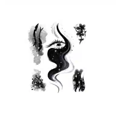 饰田  深空幻物纹身贴