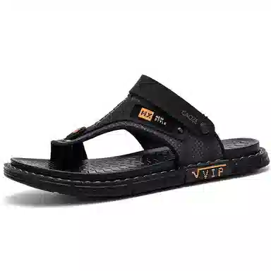 潮泽 日常休闲百搭 防磨防滑人字拖鞋 男款