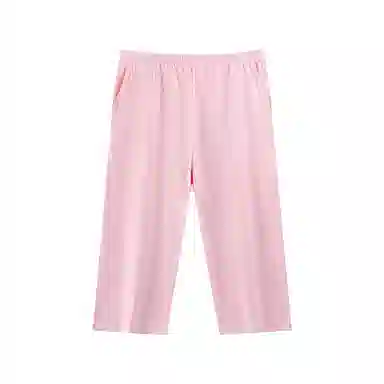 莫代尔 简约休闲舒适亲肤透气柔软百搭纯色七分裤春夏季睡裤 女款