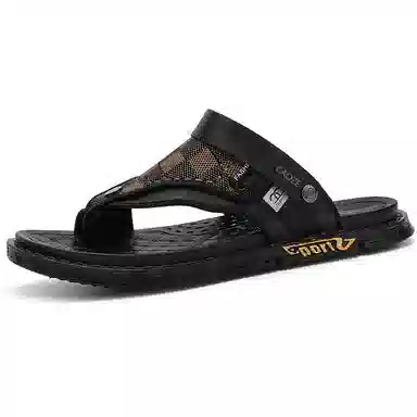 潮泽 休闲百搭 防磨防滑人字拖鞋 男款