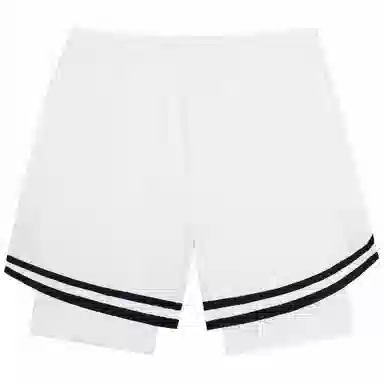 吾皇猫 渐变美式复古基础简约百搭舒适透气运动跑步防偷窥裤子休闲假两件短裤五分篮球裤 男女同款