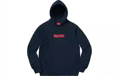 Supreme x Swarovski SS19 Navy Hoodie