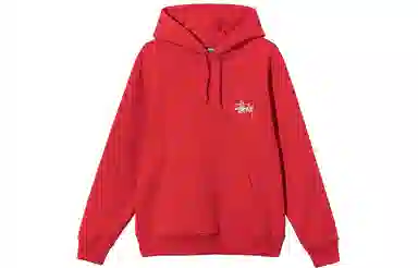 Stussy Logo Pullover Hoodie Black