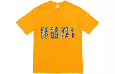 Supreme SS18 Gonz Logo Tee Mustard LogoT