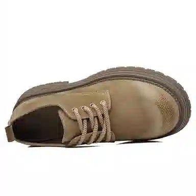 MODENGPAN Pigskin Casual Sneakers