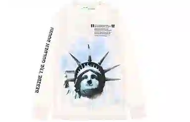 OFF-WHITE Statue of Liberty Crewneck Sweatshirt
