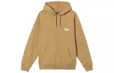 Stussy Logo Pullover Hoodie Black