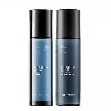 和风雨 美白控油祛痘 深层清洁补水保湿修护收缩毛孔淡痘印男士护肤套装 滋润提亮