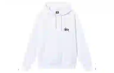 Stussy Logo Pullover Hoodie Black