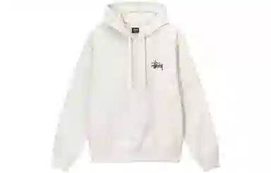 Stussy Logo Pullover Hoodie Black