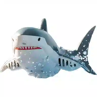 星域传奇 遥控鲨鱼 电动水下益智 仿真大白鲨 遥控玩具