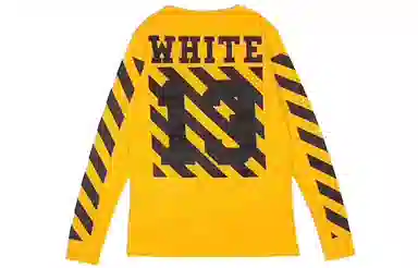 OFF-WHITE Long Sleeve Tee Yellow