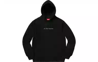 Supreme SS19 Le Luxe Hooded Sweatshirt Black
