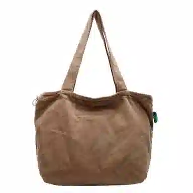 OUZIHUANG Corduroy Tote Bag