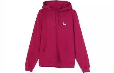 Stussy Logo Pullover Hoodie Black