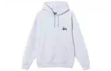 Stussy Logo Pullover Hoodie Black
