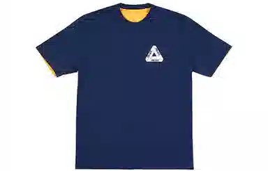 PALACE Reverso T-Shirt Navy Orange Logo T