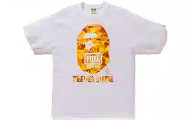 A BATHING APE x PUBG Tee Orange