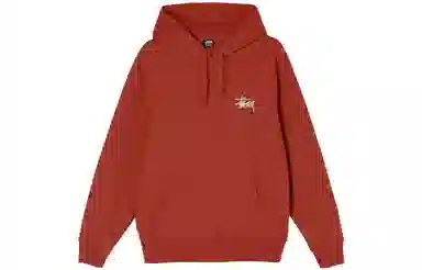 Stussy Logo Pullover Hoodie Black