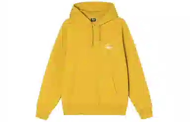 Stussy Logo Pullover Hoodie Black