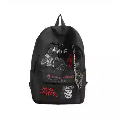 Kaituzhe Retro Monster Canvas Backpack