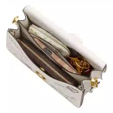 COACH Chain Tabby 26 White