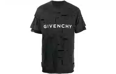 Givenchy SS23 Logo Print Crewneck T-Shirt Black