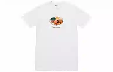 Supreme SS18 Chicken Dinner Tee White T