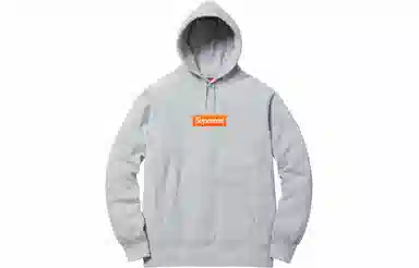 Supreme Box Logo Hooded Sweatshirt Heather Grey