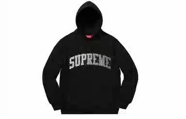 Supreme FW18 Water Arc Hooded Sweatshirt Black Logo