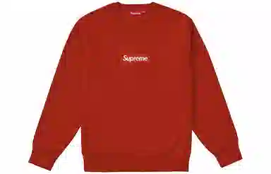 Supreme FW18 Box Logo Crewneck Rust BOGO