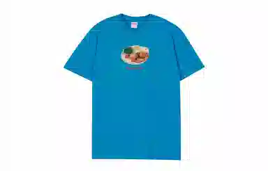 Supreme SS18 Chicken Dinner Tee Cyan