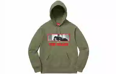 Supreme FW18 The Killer Hooded Sweatshirt Light Olive