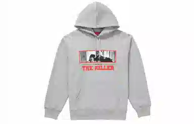 Supreme FW18 The Killer Hooded Sweatshirt Heather Grey