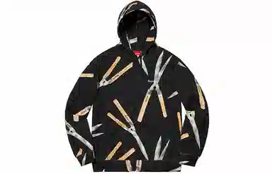 Supreme SS19 Shears Hooded Sweatshirt Black