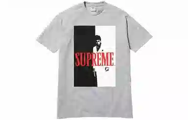 Supreme x Scarface Split Tee Heather Grey
