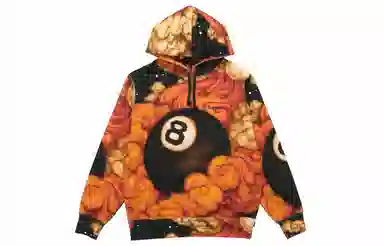 Supreme Martin Wong 8-Ball Hooded Sweatshirt