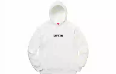 Supreme x Gilbert x George DEATH Hooded Sweatshirt White