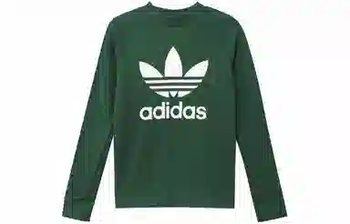 adidas originals Trefoil Crew Sweat Collegeate Green
