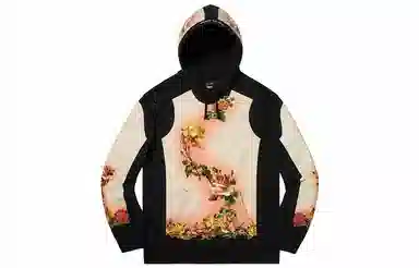 Supreme x Jean Paul Gaultier Floral Hooded Sweatshirt Cardinal