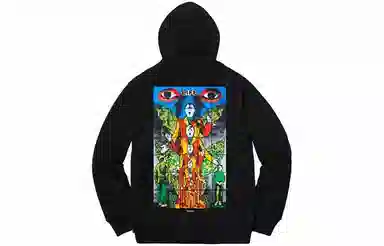 Supreme SS19 Gilbert & George LIFE Hooded Sweatshirt Black