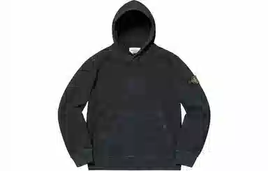Supreme x Stone Island Hoodie Black