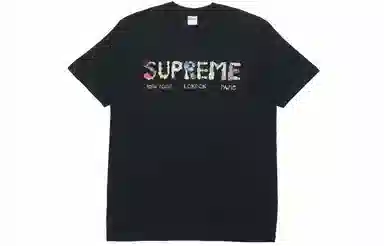 Supreme SS18 Rocks Tee Black