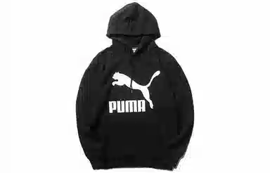 Puma Classics Logo Hoodie Black