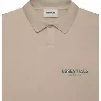 Fear of God Essentials FW21 SS Polo String Tan