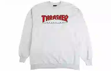 Thrasher Outlined Crew Sweater Ash Gray